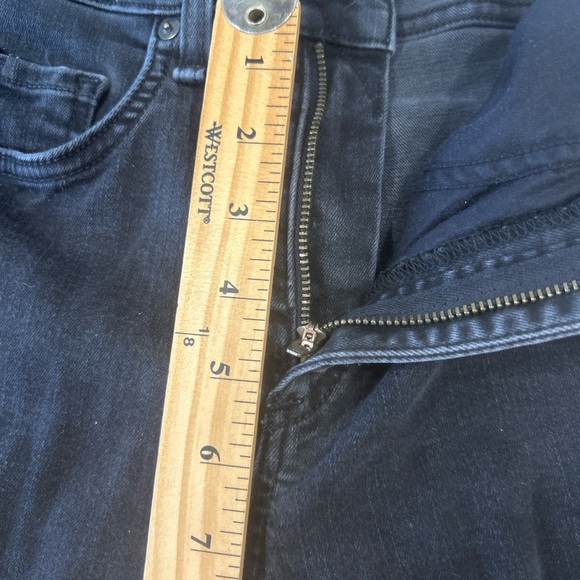 Veronica Beard Kate 10” Skinny Jeans Black Raven Wash women’s Size 24 Stretch - Picture 11 of 12